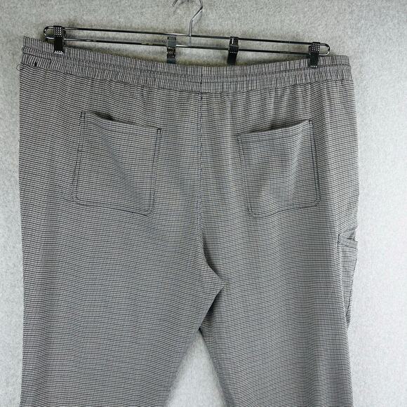 Original Use Mens Jeans Sz 4XL Tall Pant Pull on Tie Stretch Waist Houndstooth - Picture 5 of 9